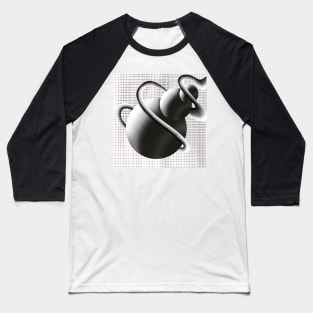 Metallic abstraction Baseball T-Shirt